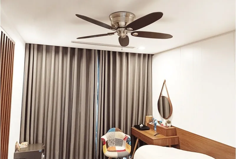 quạt trần phòng ngủ có nên lắp quạt trần phòng ngủ