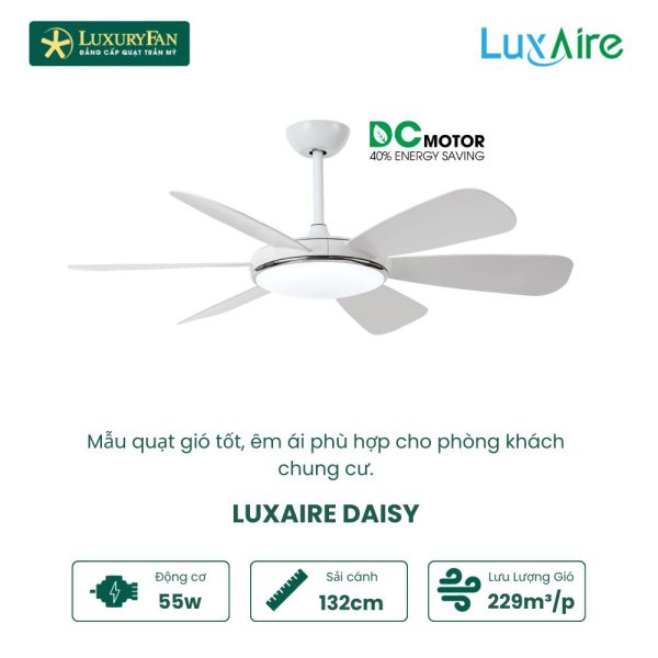 LUXAIRE-ECO DAISY DA526WH
