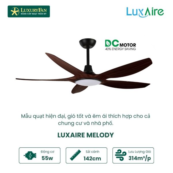 LUXAIRE MELODY ME565BL