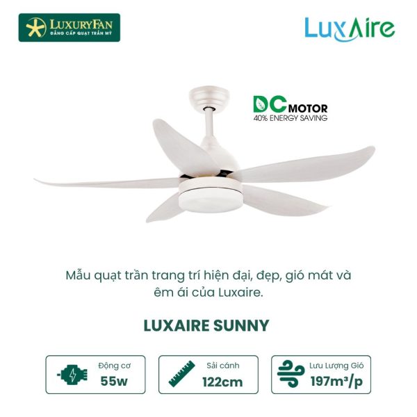 LUXAIRE-ECO SUNNY 48'' SU485WH