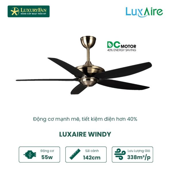 LUXAIRE-ECO WINDY WI565AB/BK