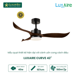 LUXAIRE CURVE 42'' CV423DCLEDBK
