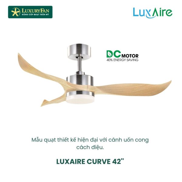 LUXAIRE CURVE 42'' CV423DCLEDBN