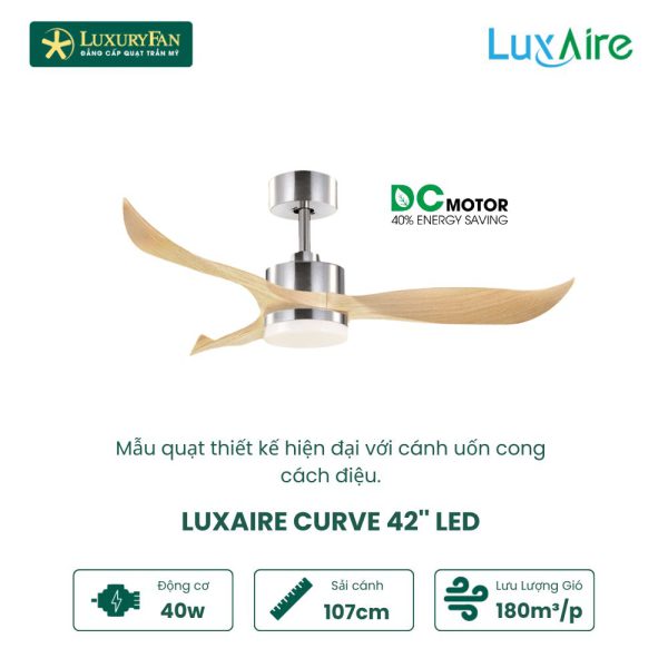 LUXAIRE-ECO CURVE 42'' CV423DCLEDBN