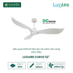 LUXAIRE-ECO CURVE 52'' CV523DCLEDWH