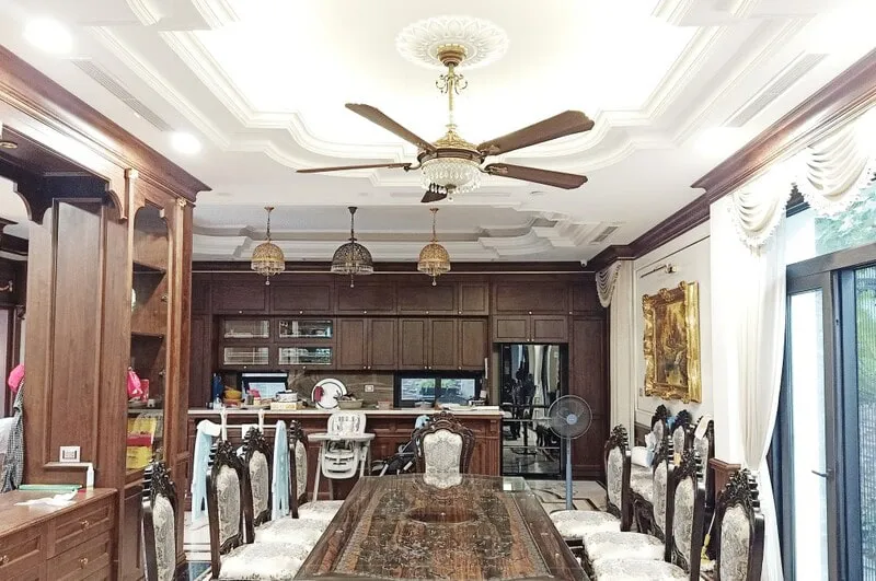 quạt trần 5 cánh màu đồng quạt trần 5 cánh màu đồng
