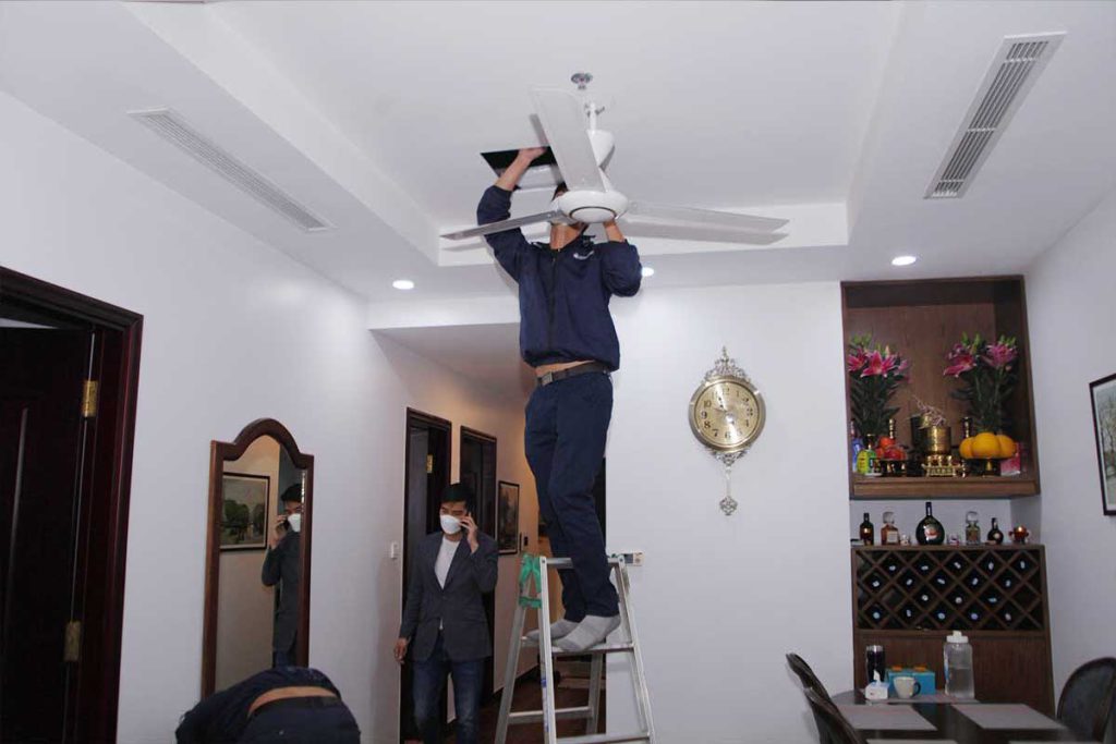 Cách tháo quạt trần chuẩn nhanh chóng, đơn giản tại nhà