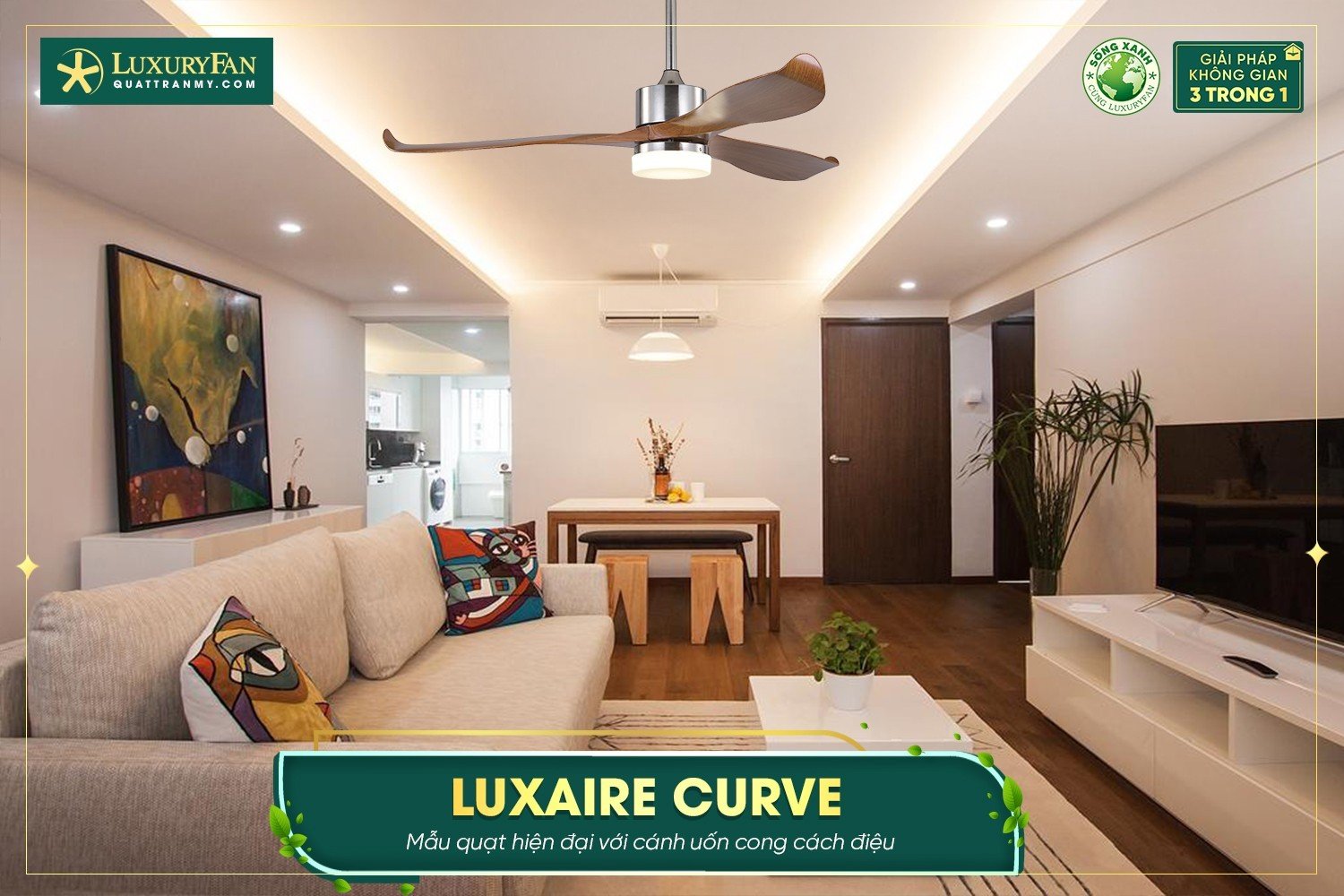 LuxAire Curve 