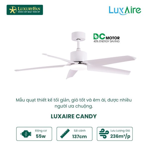 LUXAIRE-ECO CANDY CD545WH