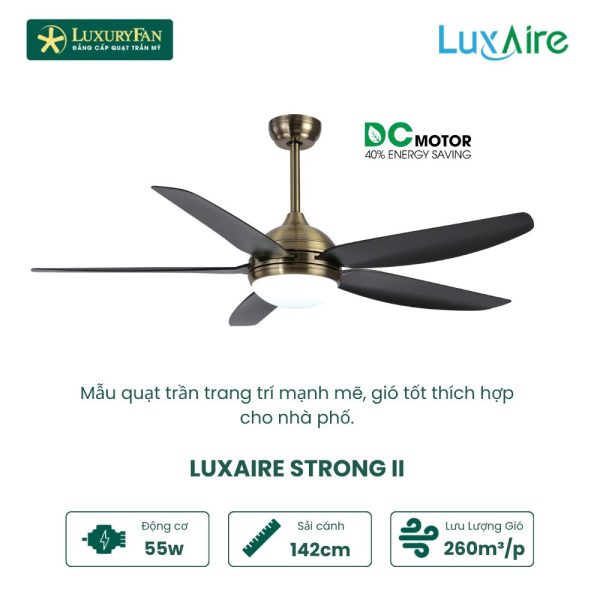 LUXAIRE-ECO STRONG II ST565AB/WG