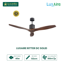 LUXAIRE RITTER DC SOLID WOOD OB