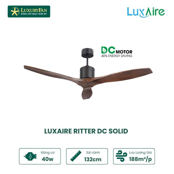 LUXAIRE-RITTER-DC-SOLID-WOOD-OB