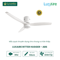 LUXAIRE RITTER HUGGER ABS WH