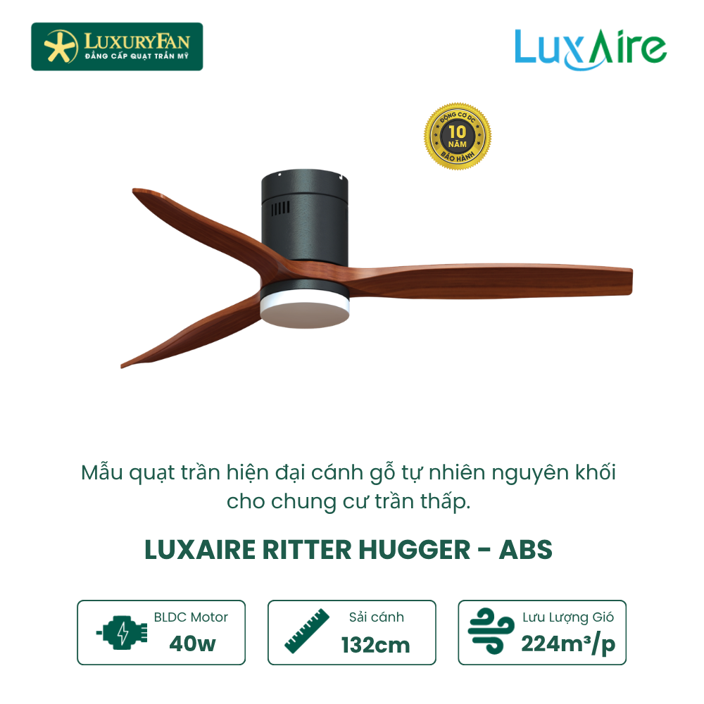 LUXAIRE RITTER HUGGER - ABS LUXAIRE RITTER HUGGER - ABS