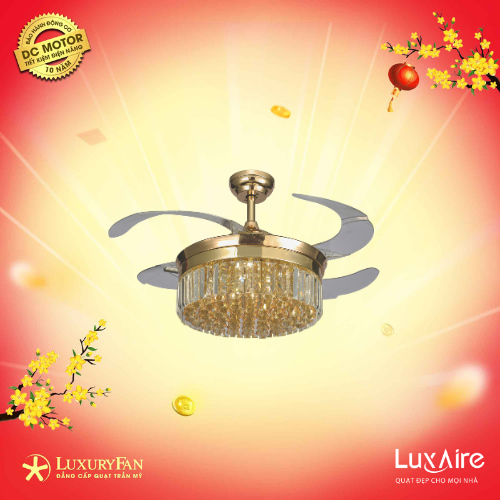 LUXAIRE CRYSTAL GOLD