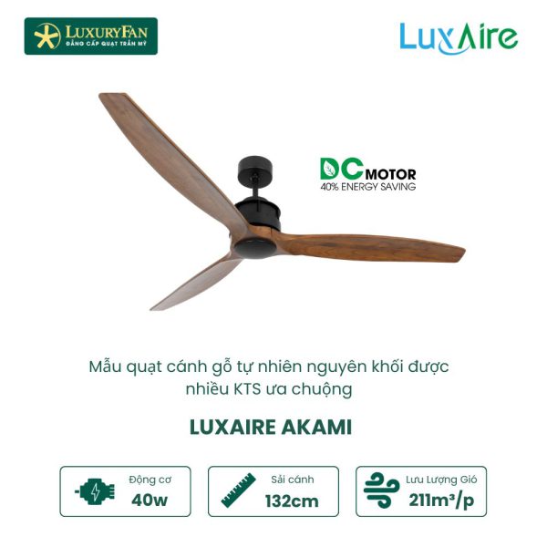 LUXAIRE AKAMI BK