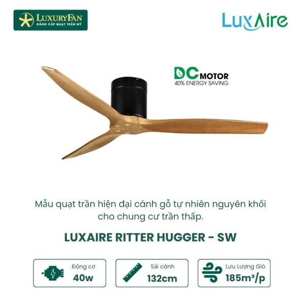 LUXAIRE RITTER HUGGER SW BL