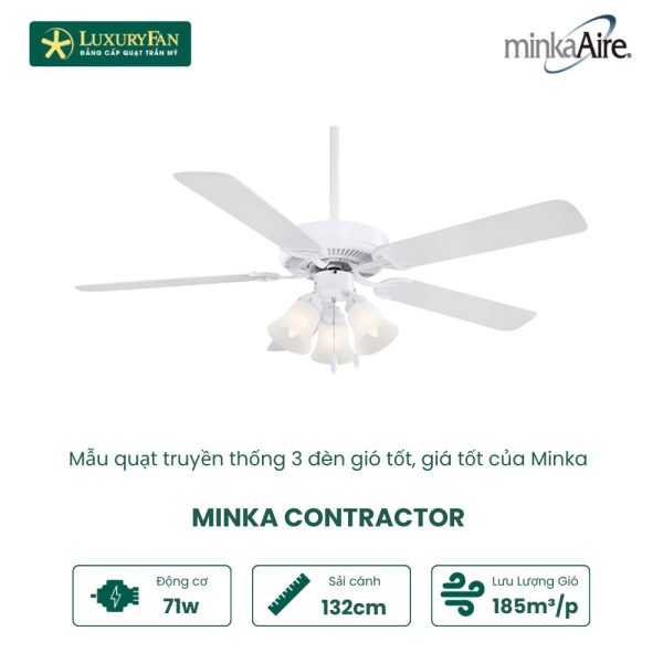 MINKA CONTRACTOR F647 WH