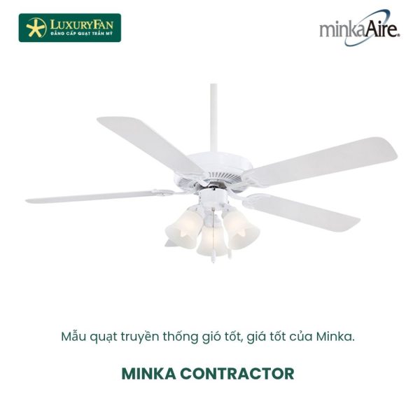 MINKA CONTRACTOR F647 WH