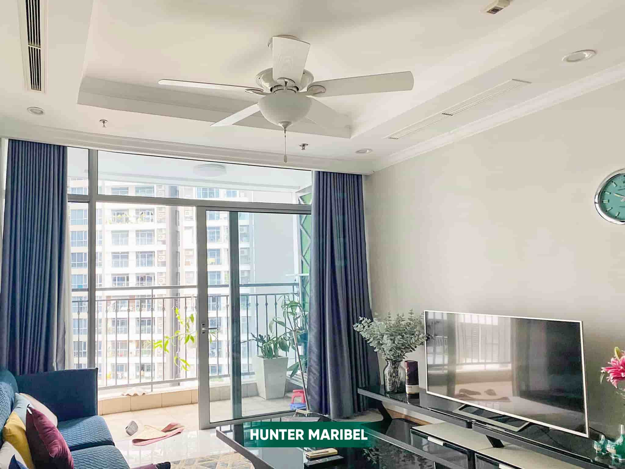 mẫu quạ trần LuxuryFan tại Vinhomes Central Park