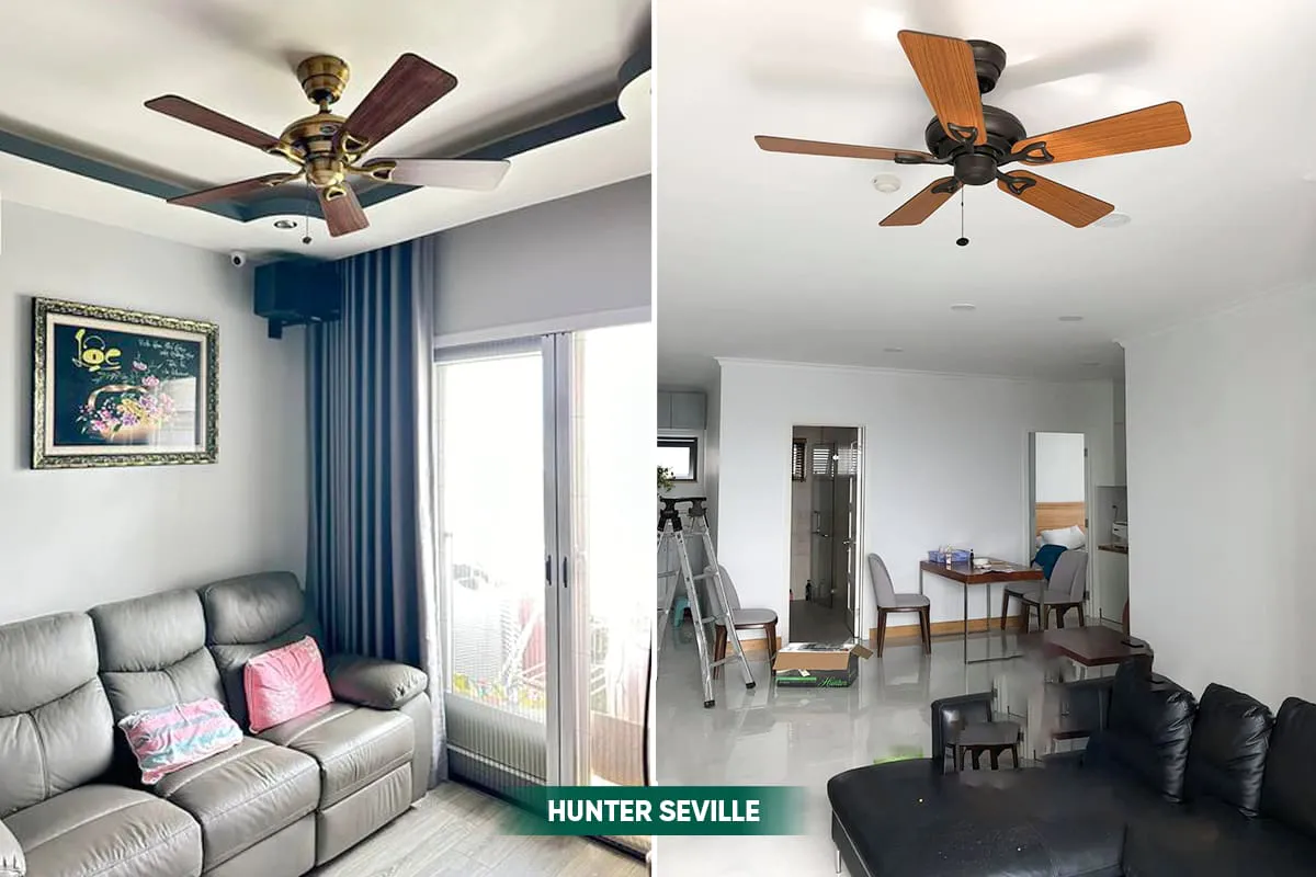 quạt trần luxuryfan tại Vinhomes Central Park