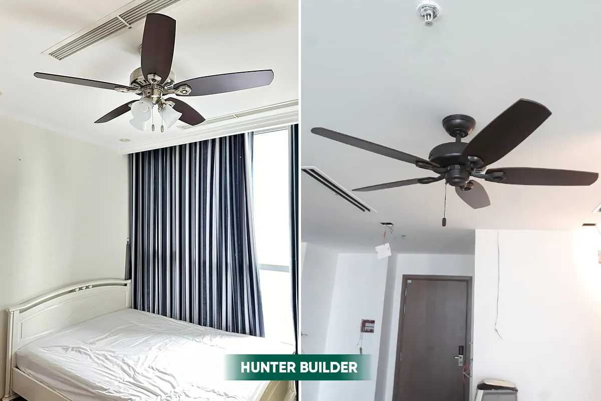 mẫu quạt trần LuxuryFan tại Vinhomes Central Park
