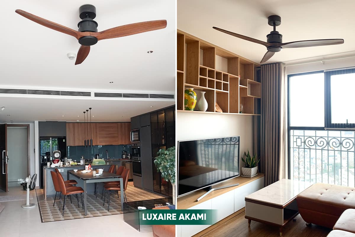 quạt trần LuxuryFan tại Vinhomes Smart City