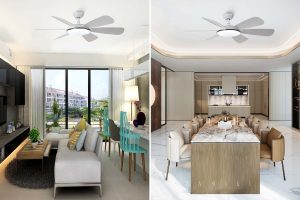 Quạt trần động cơ DC được tích hợp nhiều tính năng thông minh, là lựa chọn hoàn hảo cho không gian hiện đại
