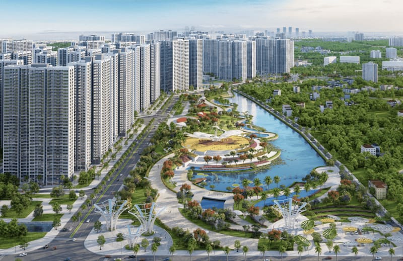 quạt trần LuxuryFan tại Vinhomes Smart City