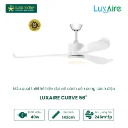 LUXAIRE CURVE 56'' CV563DCLEDWH