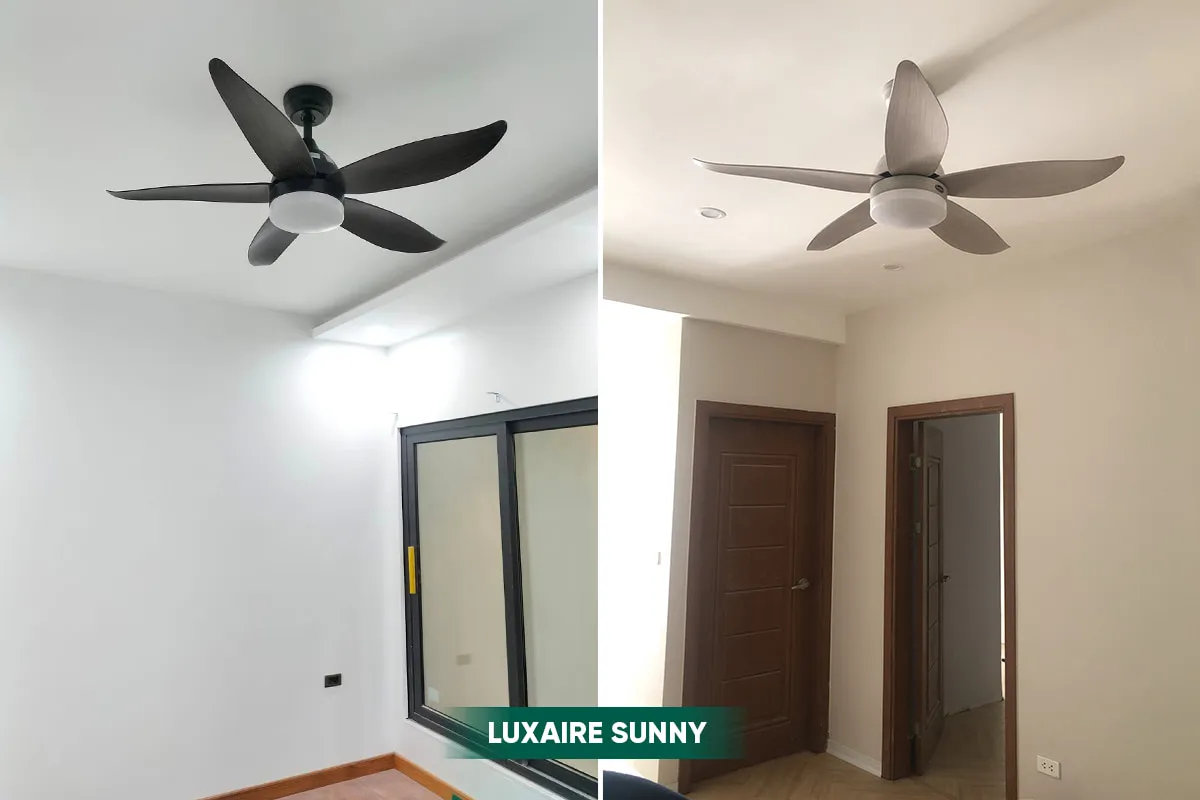 Quạt trần LuxAire Sunny gió tốt, êm ái