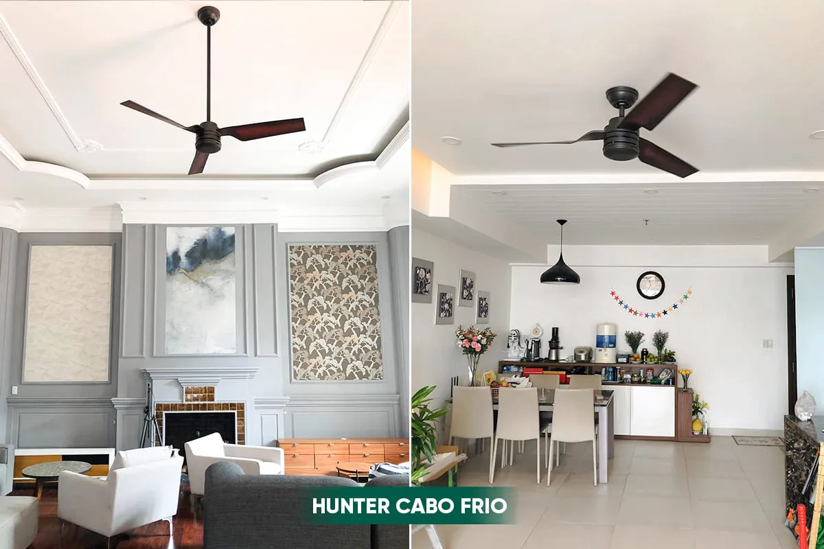 Mẫu quạt trần 3 cánh thương hiệu Mỹ Hunter