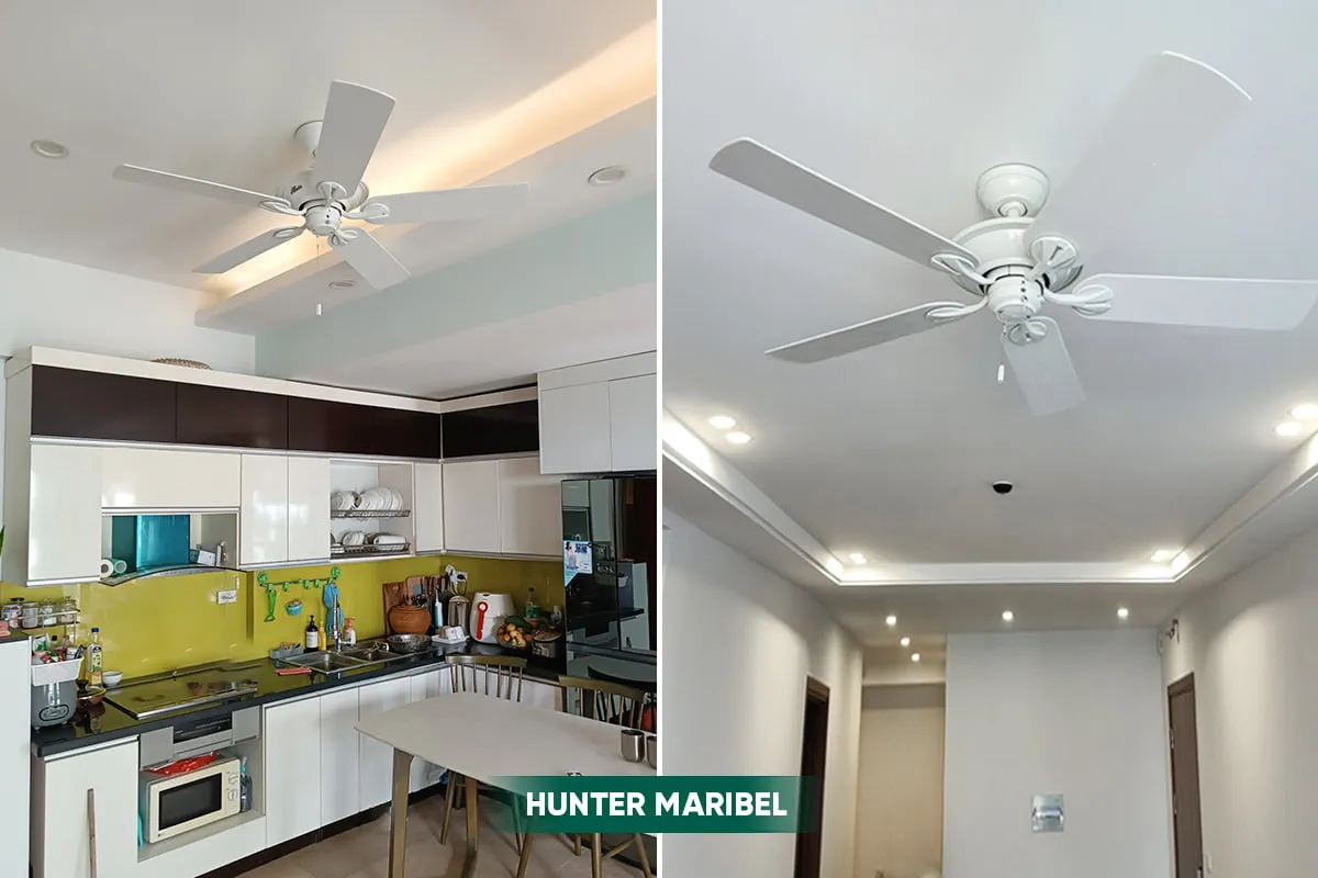 Quạt trần thương hiệu Mỹ Hunter Maribel