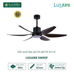 LUXAIRE SWEEP 54'' SW546DCABSBL