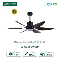 LUXAIRE SWEEP 54'' SW546DCABSBL