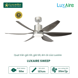 LUXAIRE SWEEP 54'' SW546DCABSBN