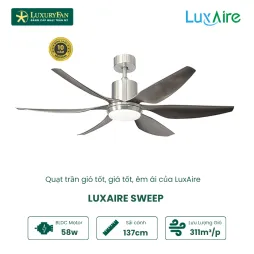 LUXAIRE SWEEP 54'' SW546DCABSBN