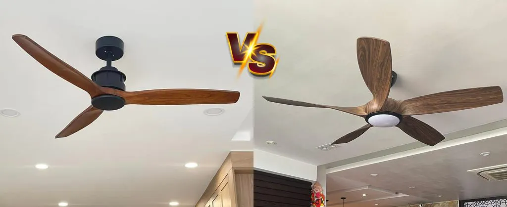 Quạt Trần 3 Cánh Hay 5 Cánh Mát Hơn? So Sánh Nhanh & Chi Tiết