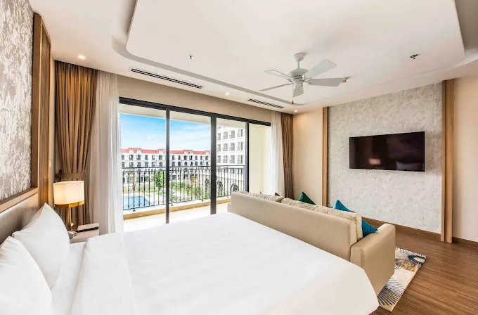 Quạt trần Mỹ LuxuryFan tại Vinholidays Fiesta Phú Quốc