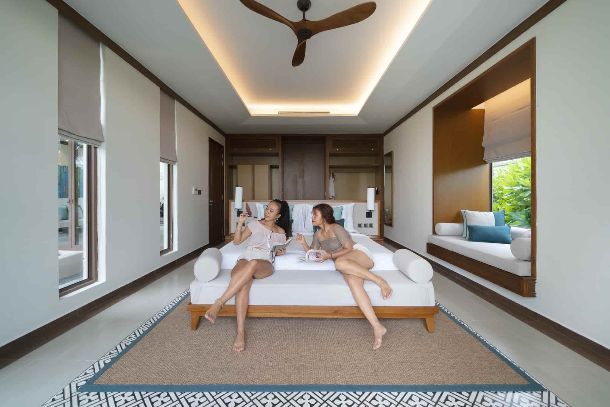 Tạo gió mát tự nhiên, êm ái, thư giãn cho khách lưu trú