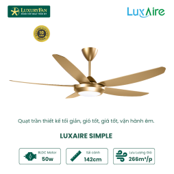 LUXAIRE SIMPLE LED GOLD/WG