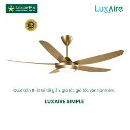 LUXAIRE SIMPLE LED GOLD/WG