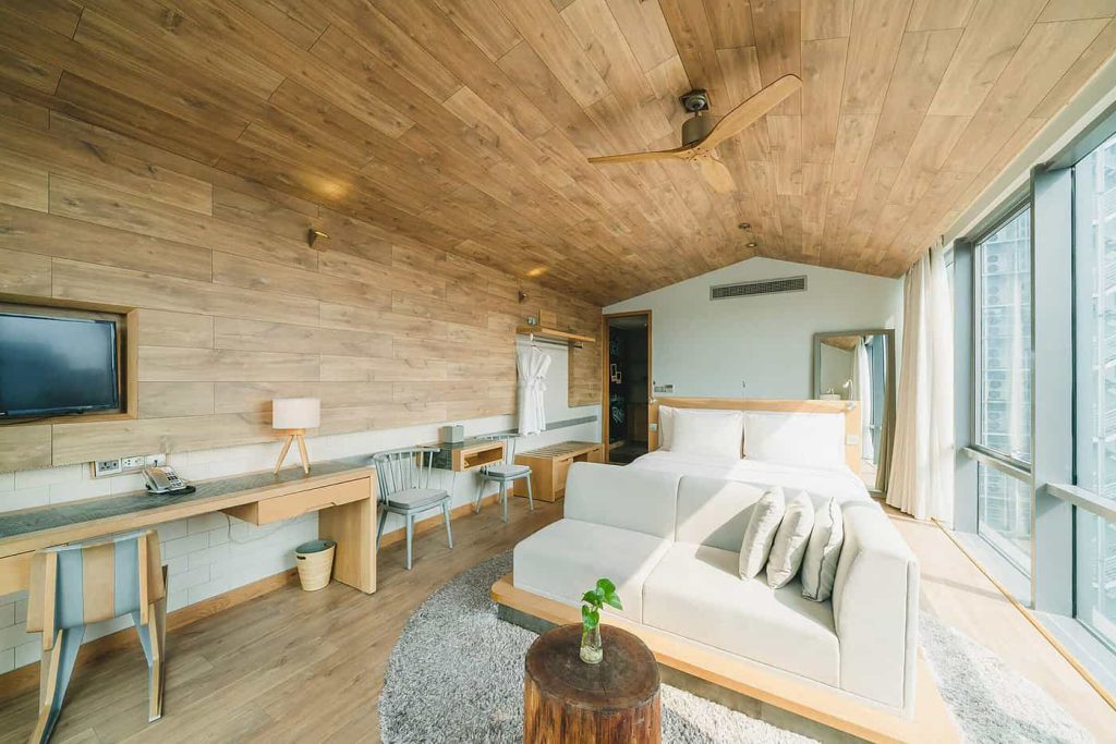 Quạt trần tại Fusion Suites Sài Gòn