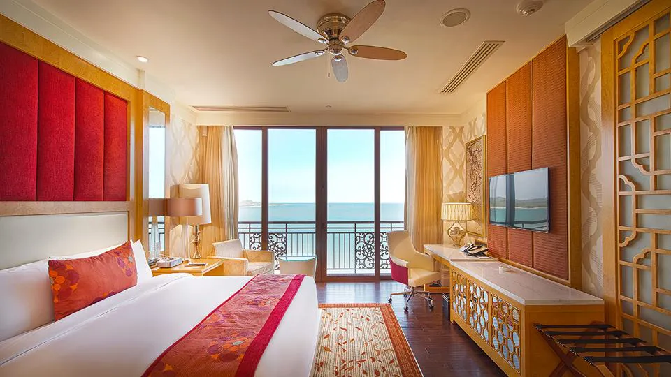 Quạt trần góp phần tạo nên không gian nghỉ ngơi đậm chất "resort luxury" đúng nghĩa