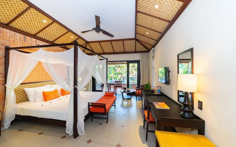 Quạt trần LuxuryFan hòa mình vào bản trường ca kiến trúc, văn hóa Chăm cổ giao hòa cùng thiên nhiên rừng nhiệt đới