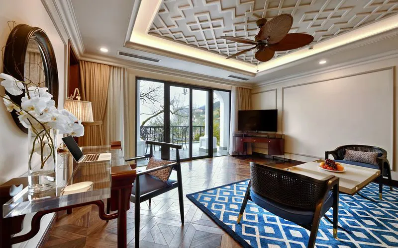 Quạt trần Mỹ LuxuryFan tại Silk Path Grand Sapa Resort & Spa