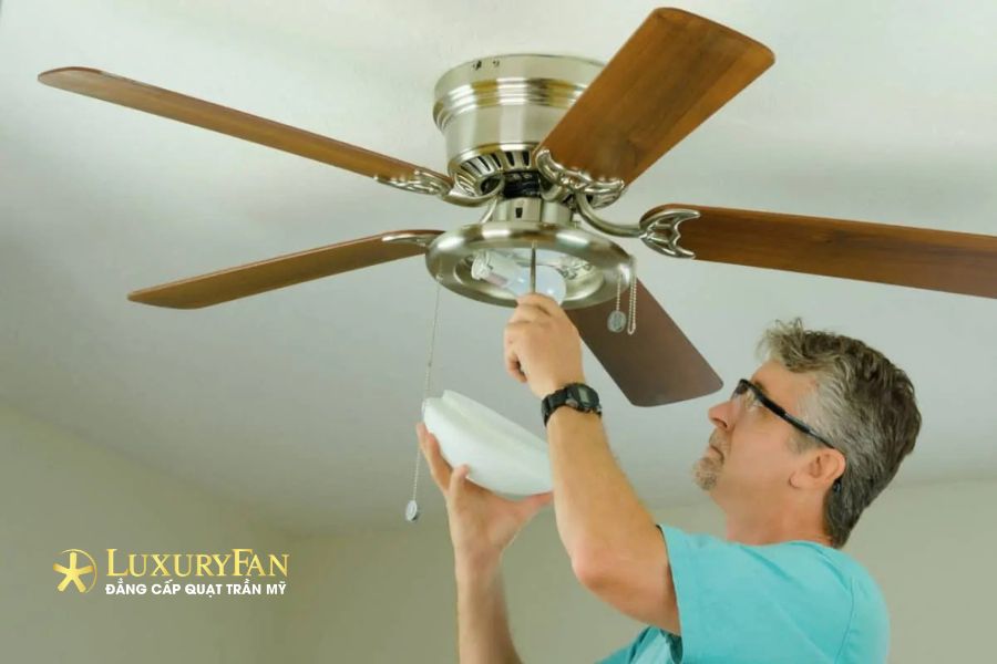 Một số lưu ý khi lắp quạt trần tại nhà