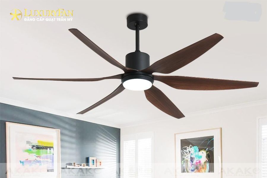 Cách chọn quạt trần 6 cánh có đèn phù hợp