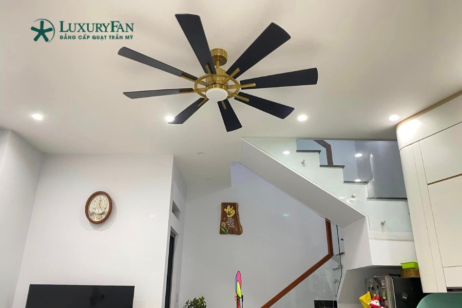 quạt trần 8 cánh đang ngày càng được nhiều gia đình và doanh nghiệp lựa chọn