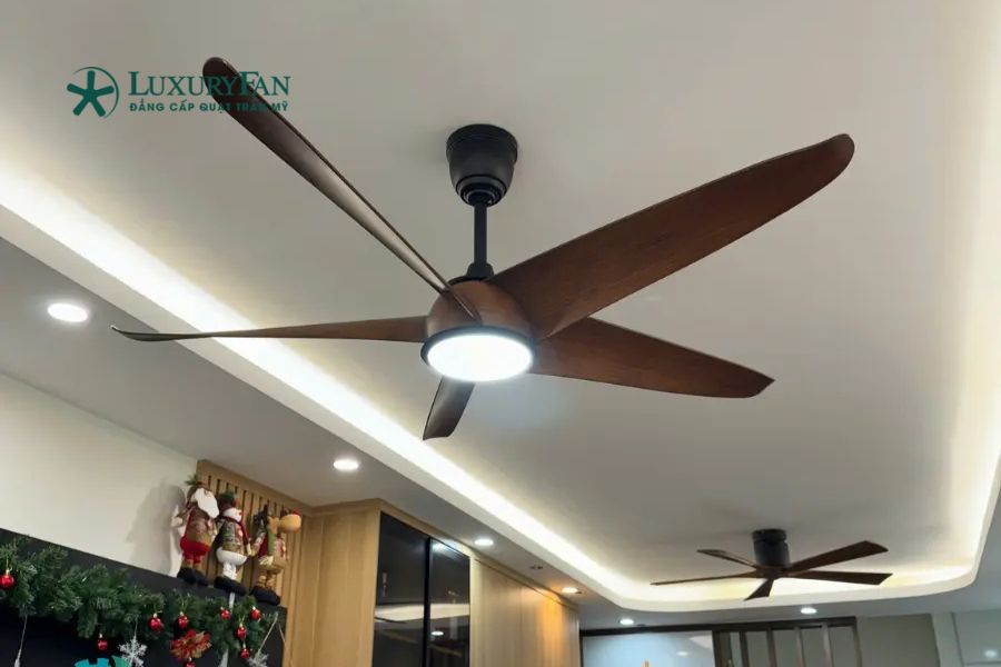 Phần lớn quạt trần Đài Loan 5 cánh sử dụng động cơ chất lượng cao